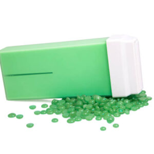 Depilation wax in cartridge hot sugar isolated on the white background