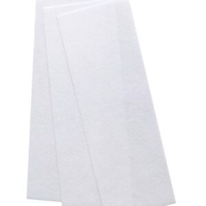 Taxless white strips for wax removal, depilation