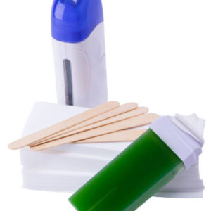 Set to remove hair from the body with hot wax